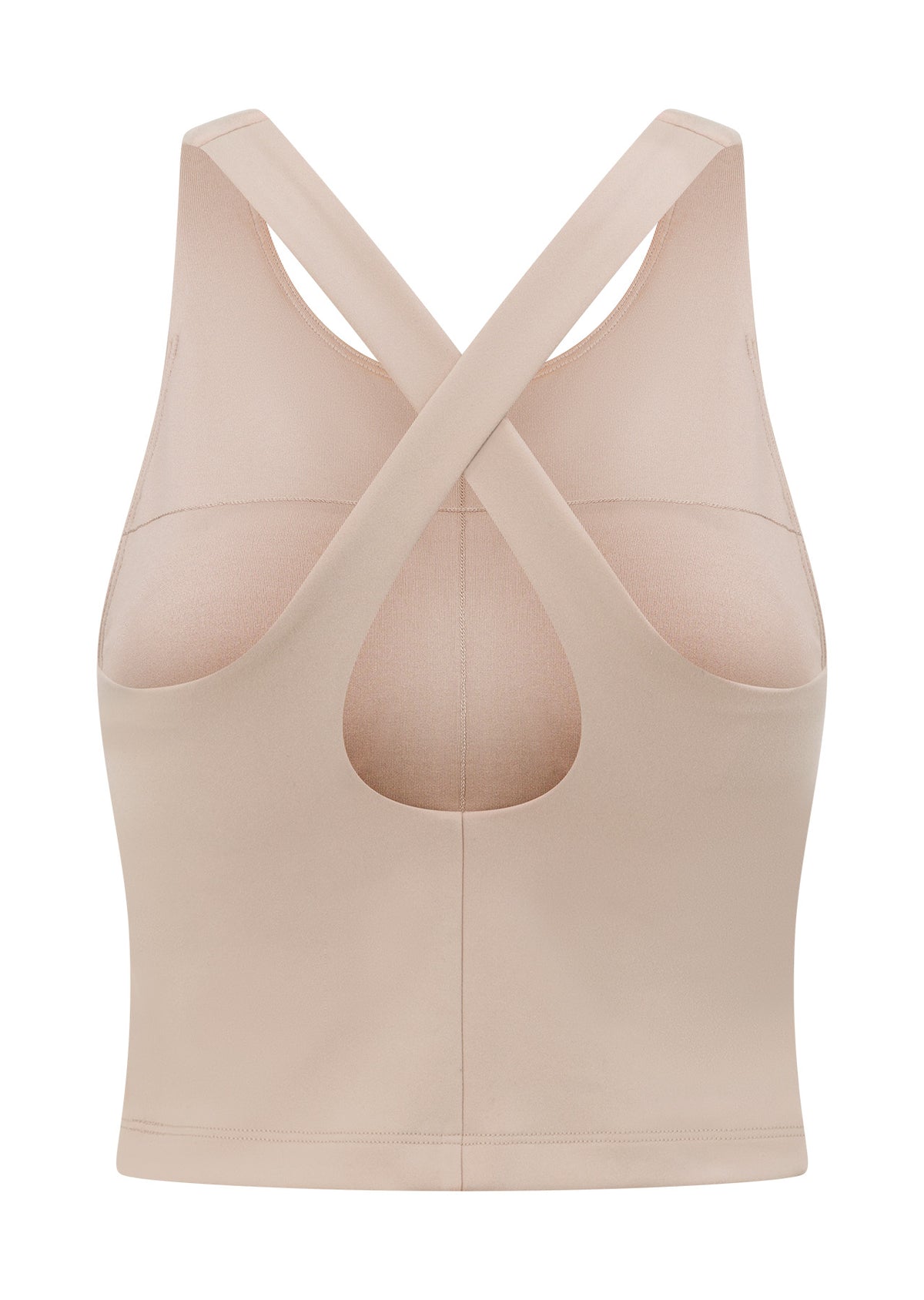 Lorna Jane Flexible Tank Bra Combo - Latte