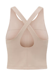 Lorna Jane Flexible Tank Bra Combo - Latte