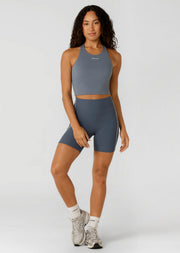 Lorna Jane Flexible Tank Bra Combo - Powder Grey