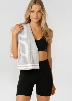Lorna Jane Icon Sweat Towel - Grey Marl