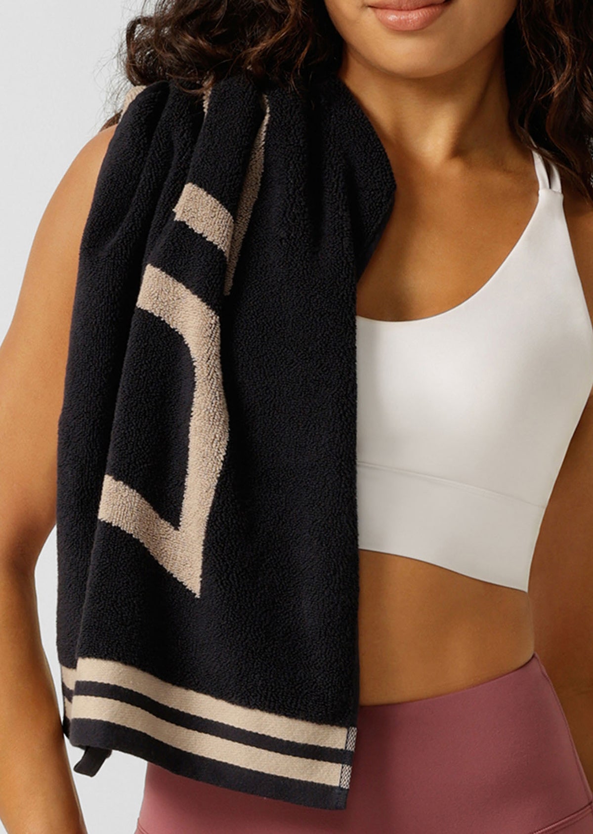 Lorna Jane Icon Sweat Towel - Midnight Blue