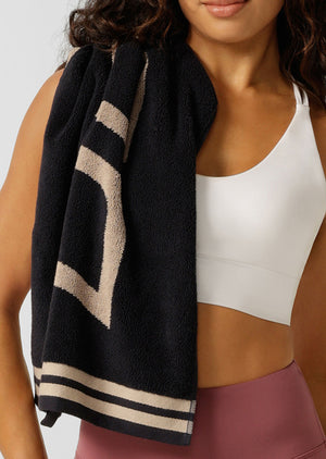 Lorna Jane Icon Sweat Towel - Midnight Blue