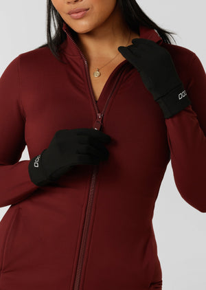 Lorna Jane Thermal Running Gloves - Black