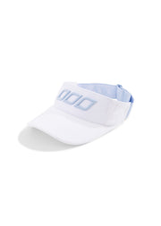 Lorna Jane Iconic Adjustable Visor - White/Toulouse Blue