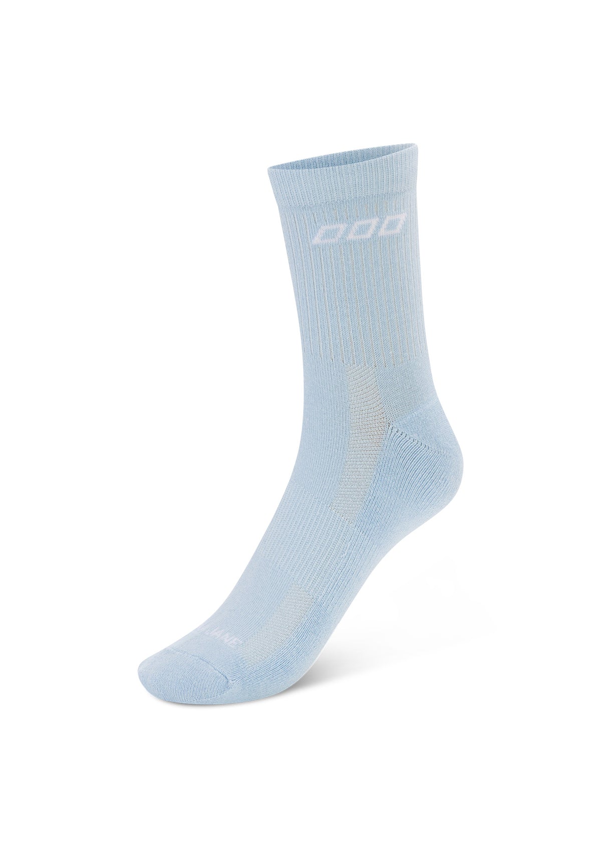 Lorna Jane LJ Quarter Crew Socks - Florence Blue & White