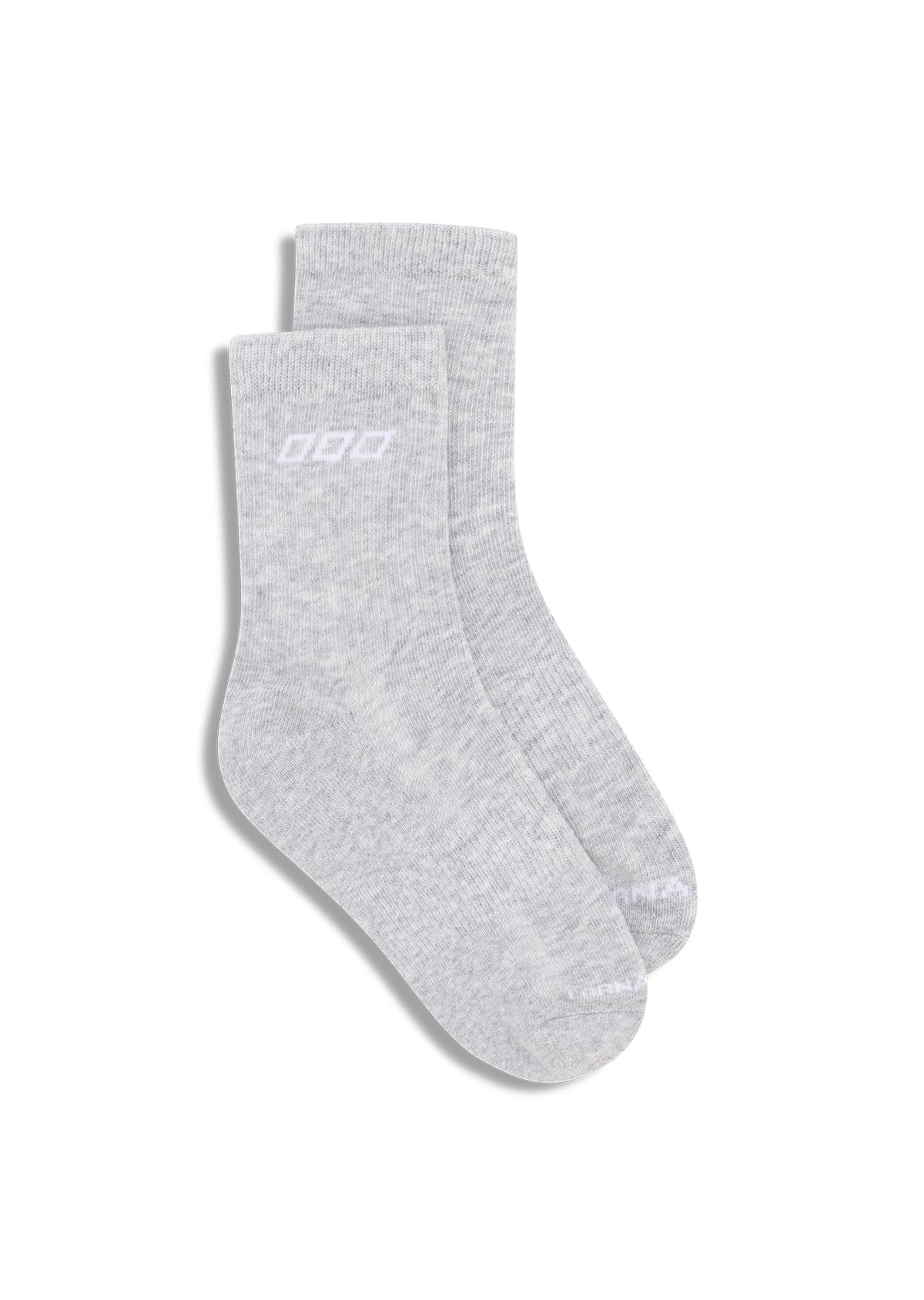 Lorna Jane LJ Quarter Crew Socks - Grey Marl