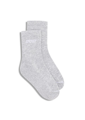 Lorna Jane LJ Quarter Crew Socks - Grey Marl