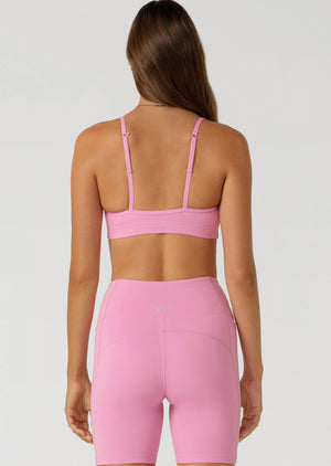 Lorna Jane Pammy Sports Bra - Pink Mauve