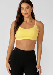 Lorna Jane Pammy Sports Bra - Sunshine Yellow
