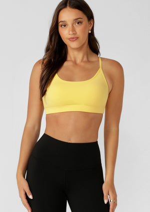 Lorna Jane Pammy Sports Bra - Sunshine Yellow