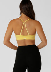 Lorna Jane Pammy Sports Bra - Sunshine Yellow