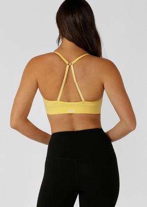 Lorna Jane Pammy Sports Bra - Sunshine Yellow