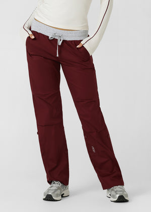 Lorna Jane Flashdance Pants - Dark Ruby