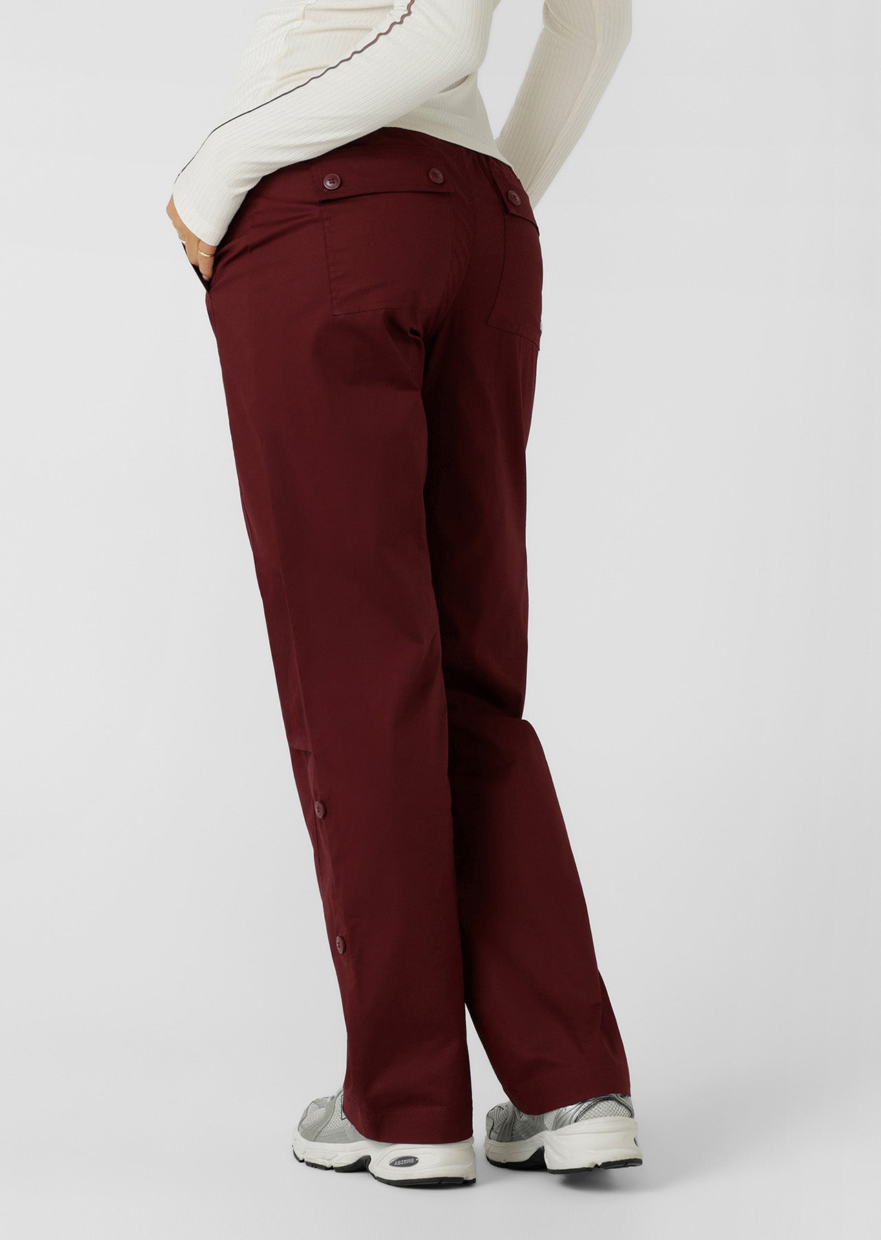 Lorna Jane Flashdance Pants - Dark Ruby