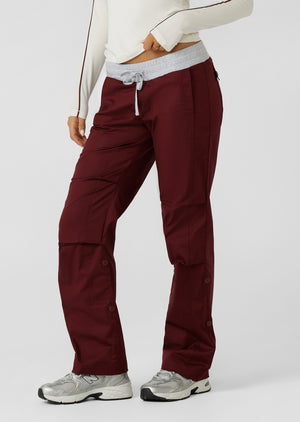 Lorna Jane Flashdance Pants - Dark Ruby
