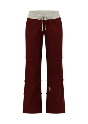Lorna Jane Flashdance Pants - Dark Ruby