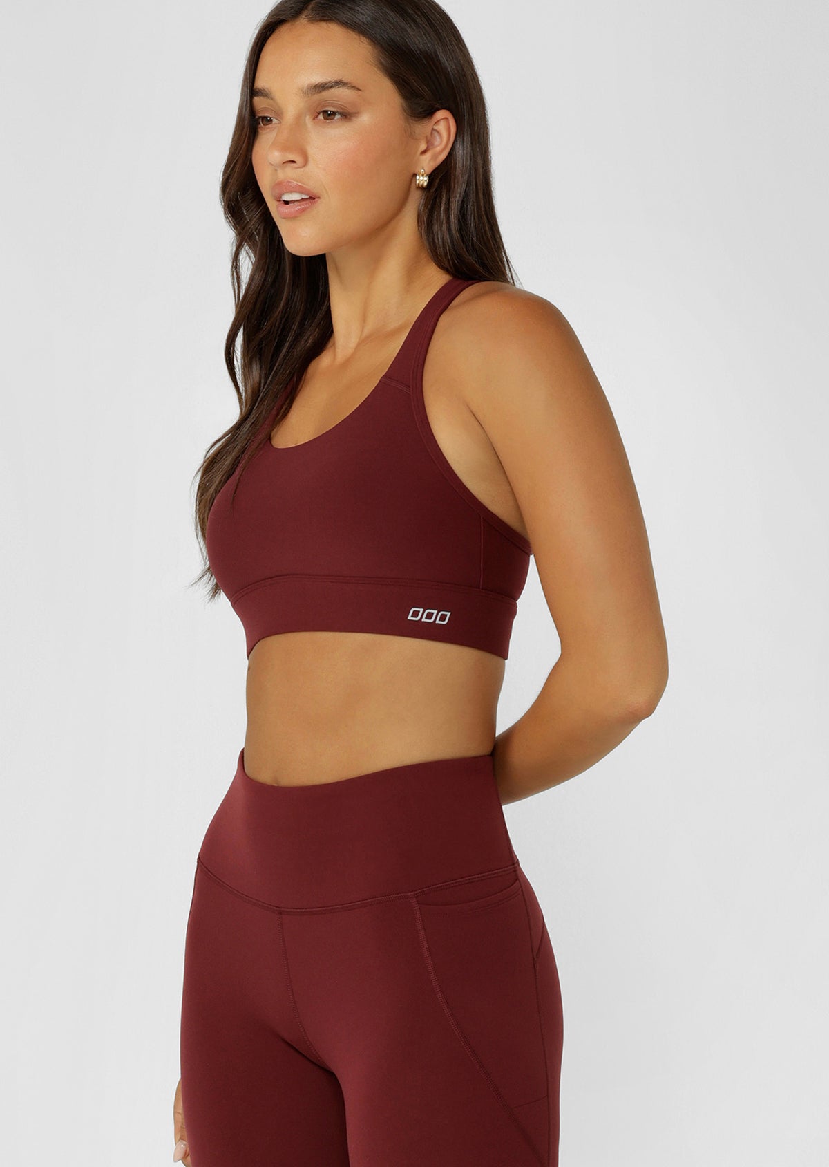 Lorna Jane Amy Maximum Support Sports Bra - Cranberry