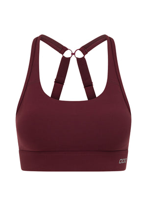Lorna Jane Amy Maximum Support Sports Bra - Cranberry