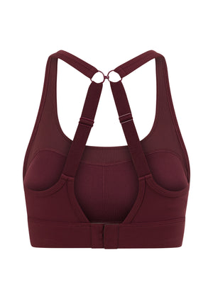 Lorna Jane Amy Maximum Support Sports Bra - Cranberry