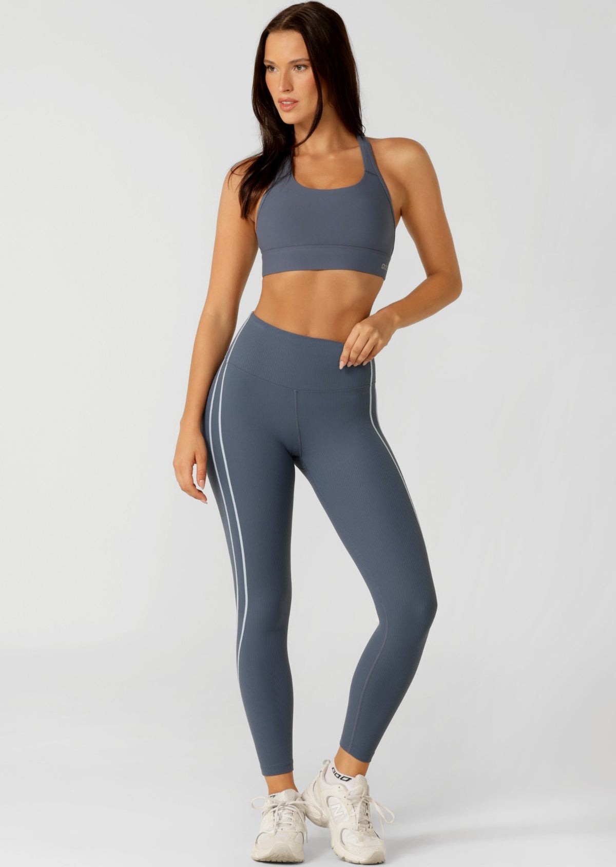 Lorna Jane Amy Maximum Support Sports Bra - Dark Powder Grey