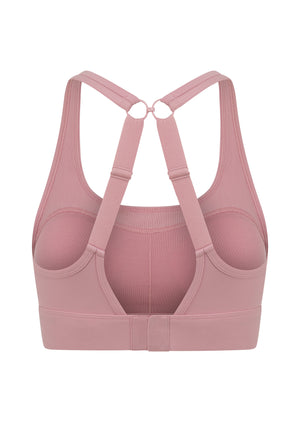 Lorna Jane Amy Maximum Support Sports Bra - Dusty Rose