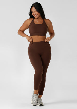 Lorna Jane Amy Maximum Support Sports Bra - Espresso