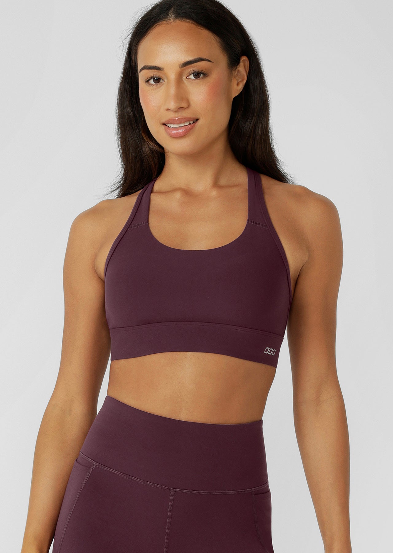 Lorna Jane Amy Maximum Support Sports Bra - Pinot