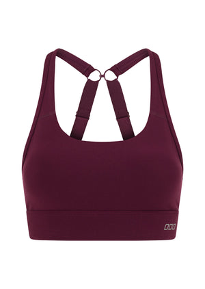 Lorna Jane Amy Maximum Support Sports Bra - Pinot