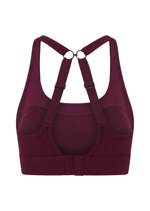 Lorna Jane Amy Maximum Support Sports Bra - Pinot