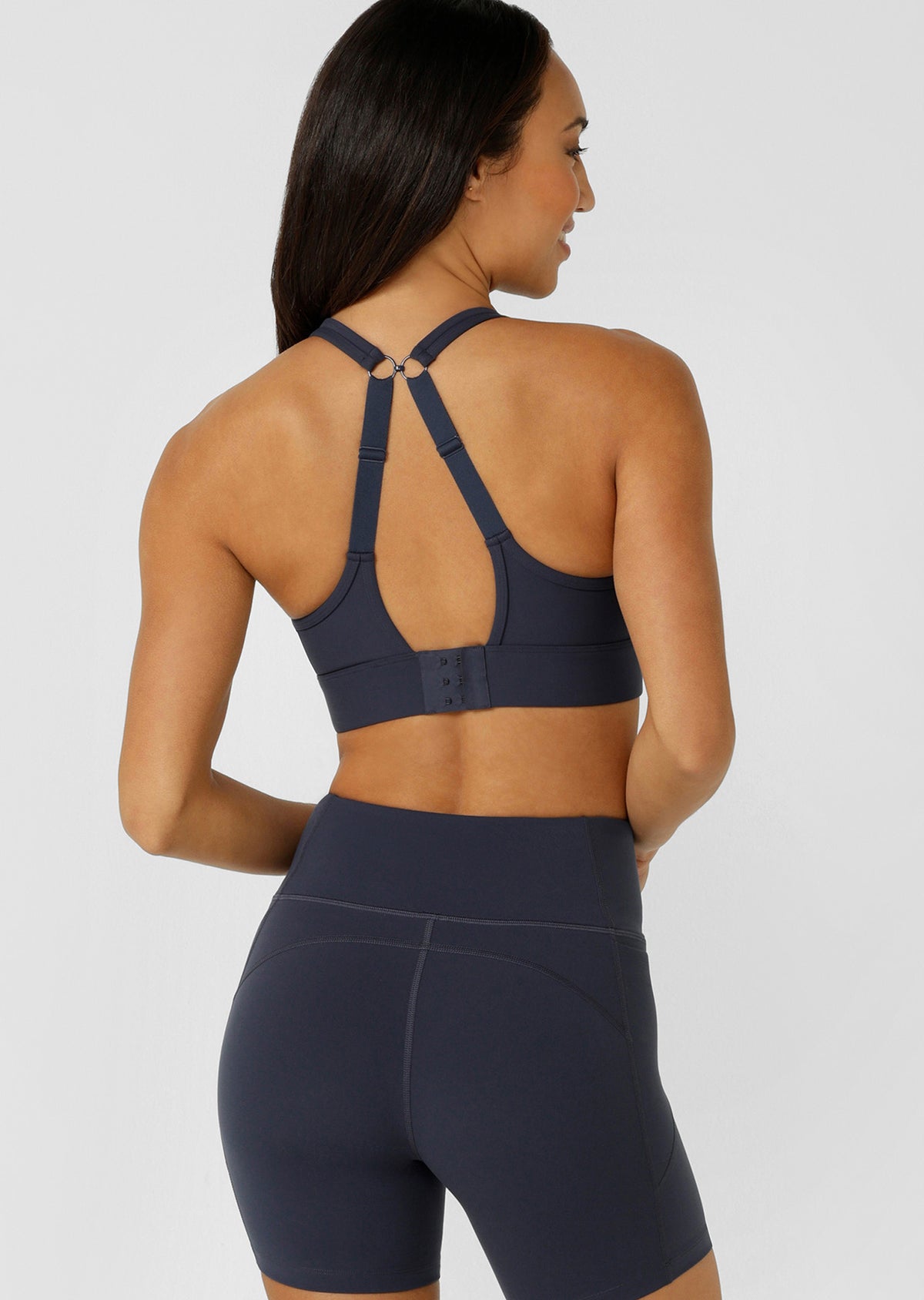 Lorna Jane Amy Maximum Support Sports Bra - Platinum Navy