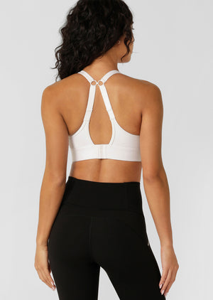 Lorna Jane Amy Maximum Support Sports Bra - Recycled White