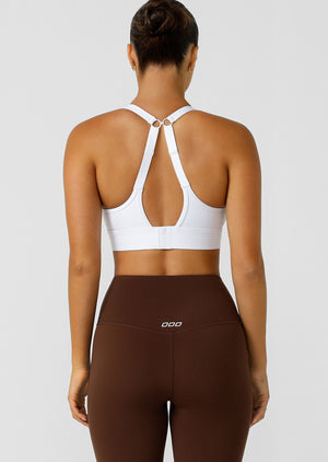 Lorna Jane Amy Maximum Support Sports Bra - White