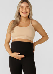 Lorna Jane LJ Nursing Bra - Almond