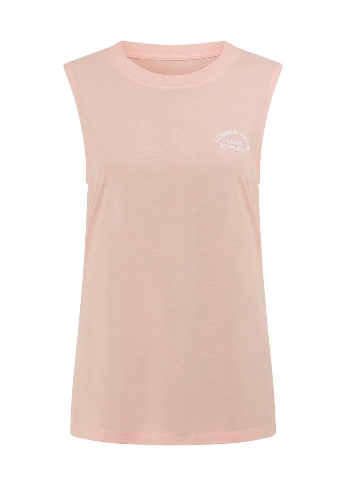 Lorna Jane Lotus Muscle Tank - Enchanted Pink
