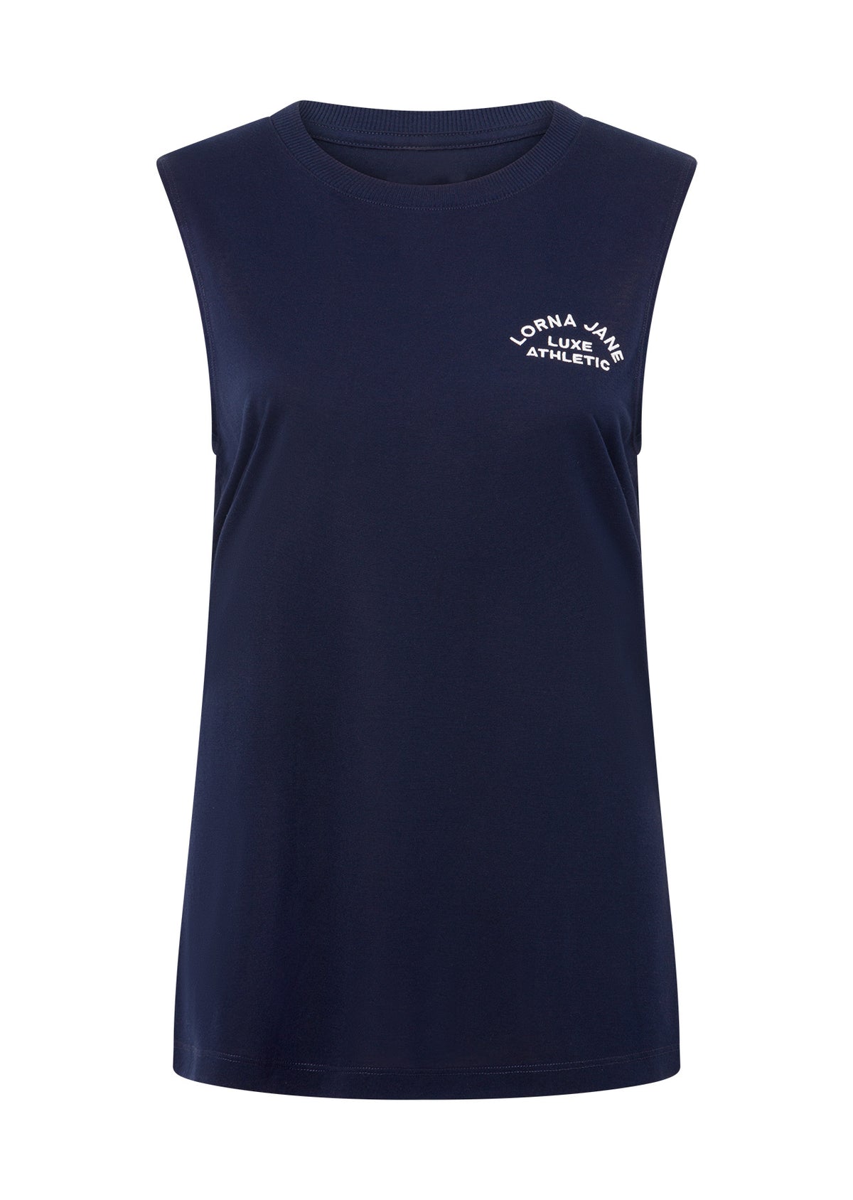 Lorna Jane Lotus Muscle Tank - French Navy