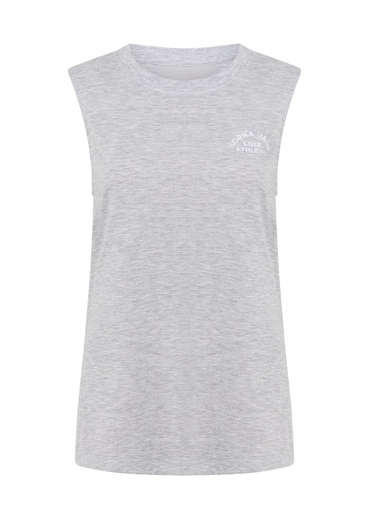 Lorna Jane Lotus Muscle Tank - Grey Marl