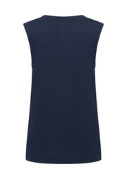 Lorna Jane Lotus Muscle Tank - Imperial Blue