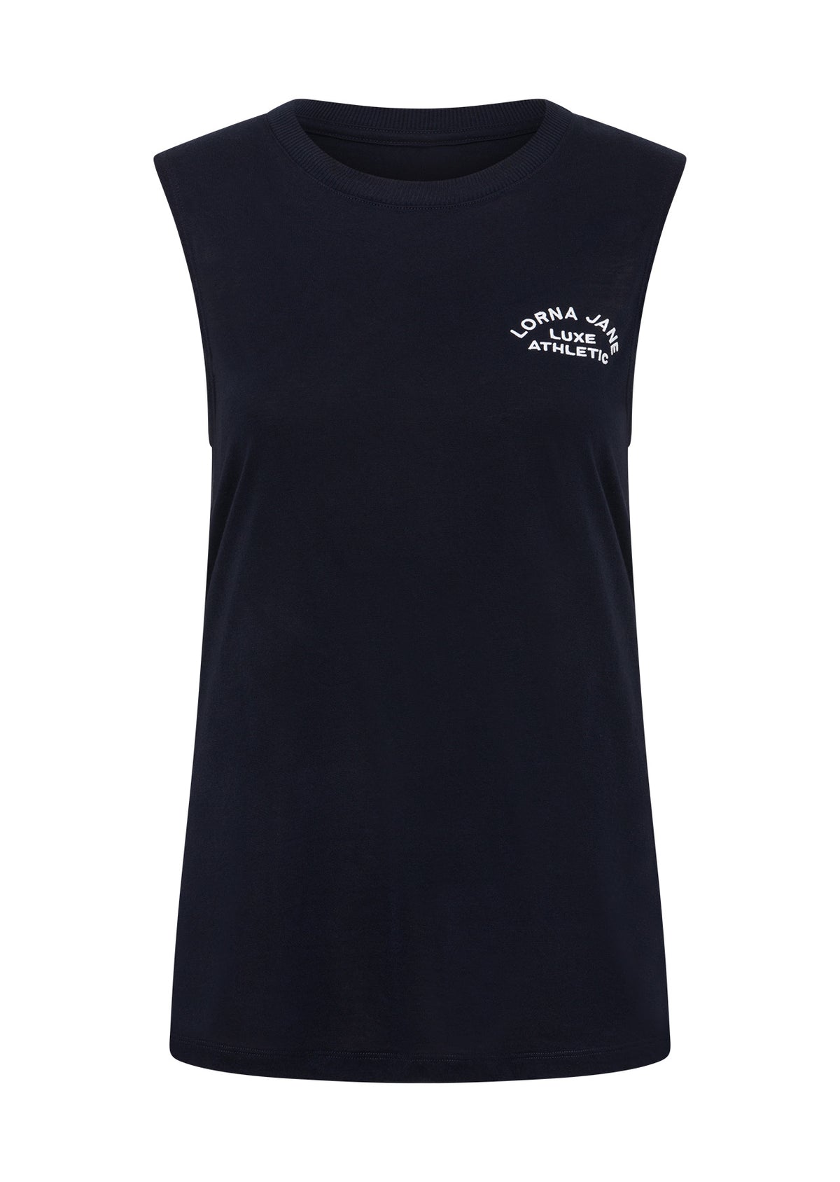 Lorna Jane Lotus Muscle Tank - Midnight Blue