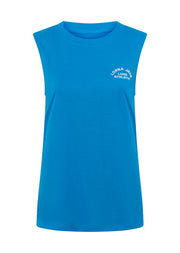 Lorna Jane Lotus Muscle Tank - Vista Blue