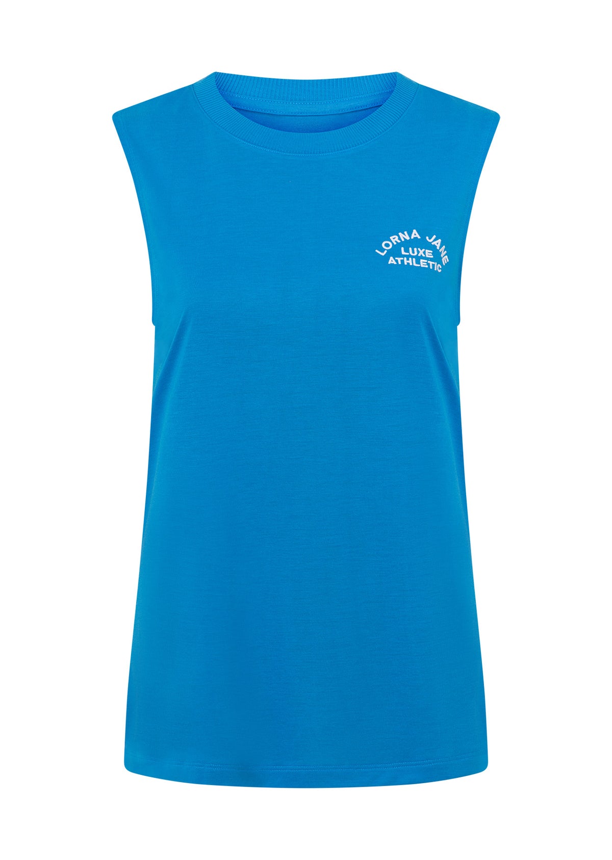 Lorna Jane Lotus Muscle Tank - Vista Blue