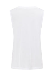 Lorna Jane Lotus Muscle Tank - White