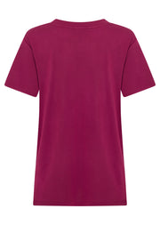 Lorna Jane Lotus T-Shirt - Berry Red