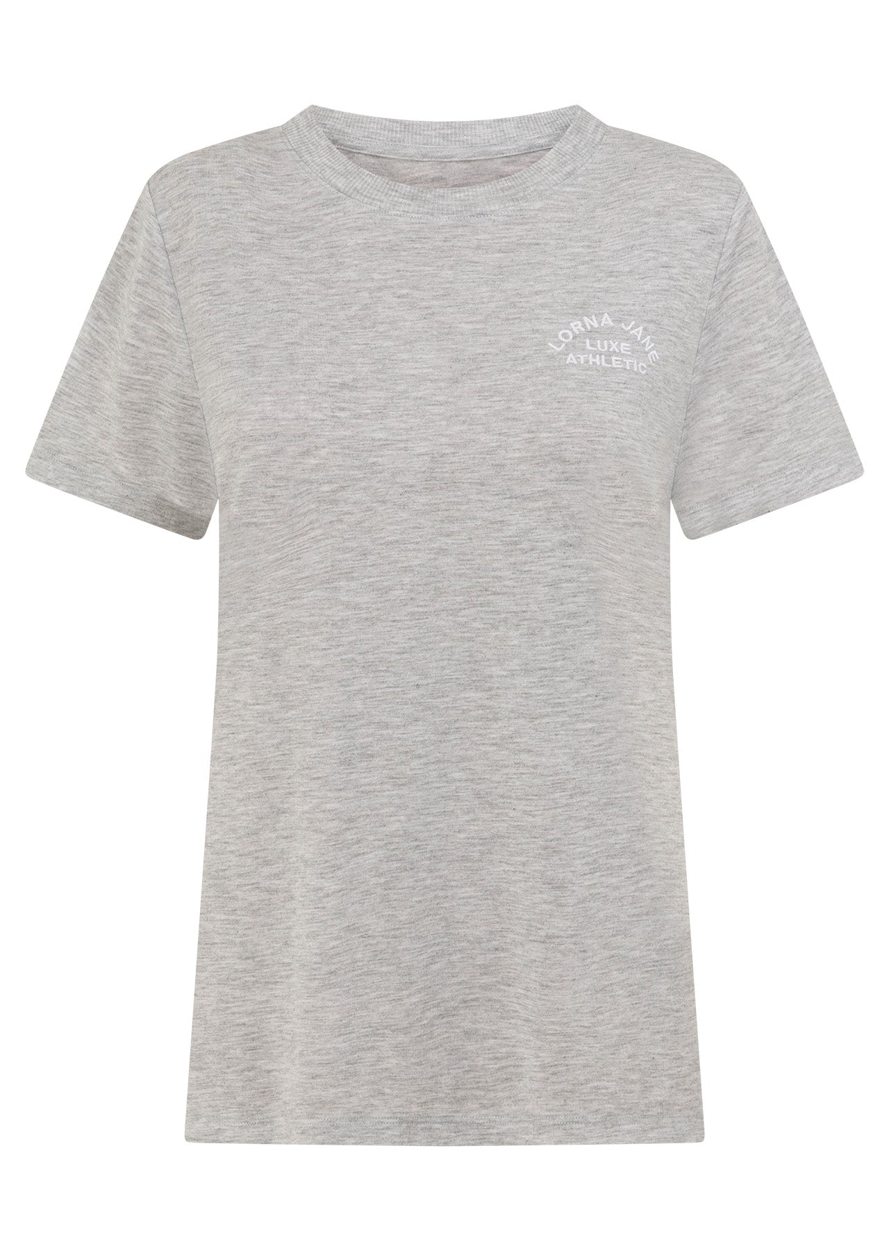 Lorna Jane Lotus T-Shirt - Grey Marl