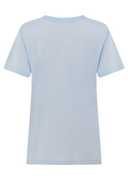 Lorna Jane Lotus T-Shirt - Heather Blue