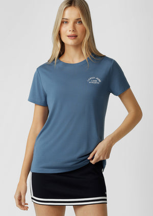 Lorna Jane Lotus T-Shirt - Light Frost Blue