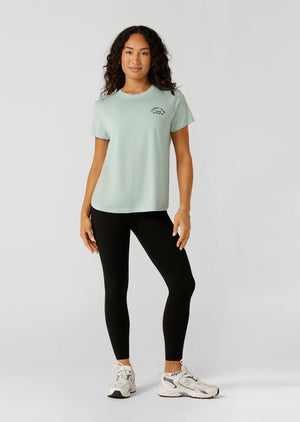 Lorna Jane Lotus T-Shirt - Mystic Blue
