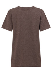 Lorna Jane Lotus T-Shirt - Stone Marl