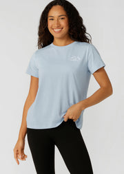 Lorna Jane Lotus T-Shirt - Toulouse Blue