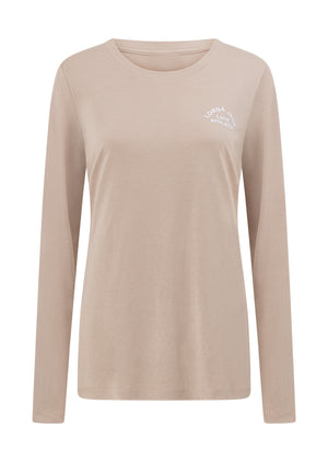 Lorna Jane Lotus Long Sleeve Top - Latte