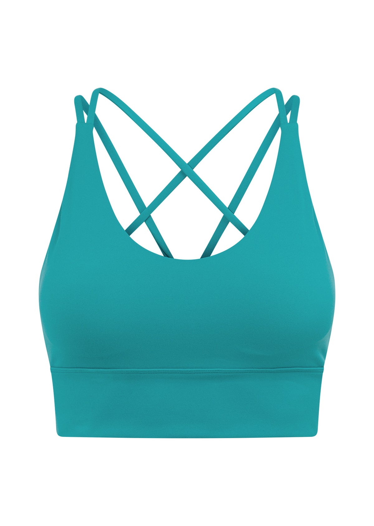 Lorna Jane Lotus Longline Sports Bra - Maui